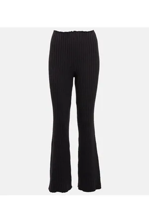 The Row Bija cashmere flared pants