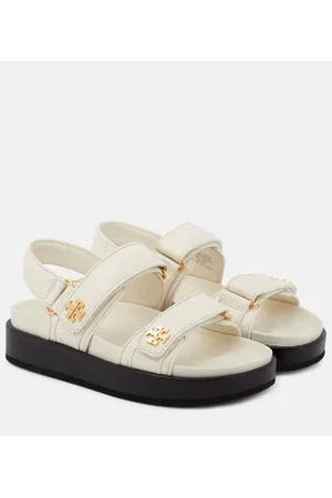 Tory Burch Double T leather sandals