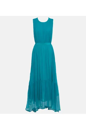 ULLA JOHNSON Sarai silk chiffon midi dress