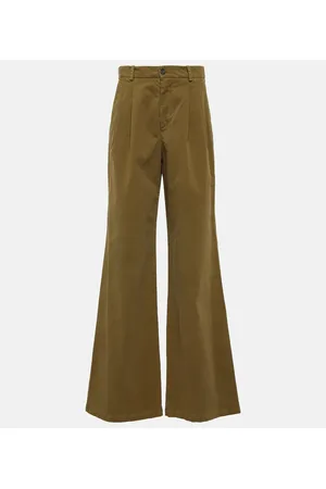 NILI LOTAN Flavie cotton-blend wide-leg pants