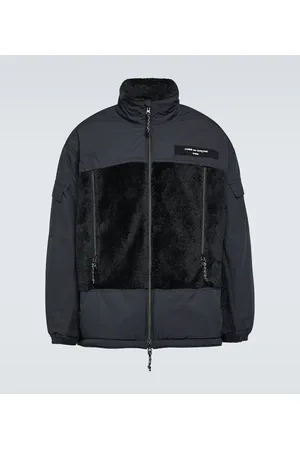 Comme des Garçons Comme des GarÃ§ons Homme Paneled faux shearling jacket