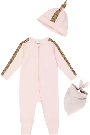 Burberry Baby Burberry Check cotton-blend set