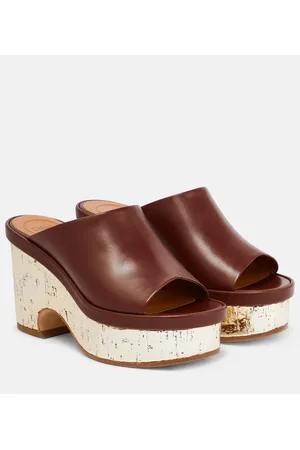 Chloé ChloÃ© Oli leather platform mules