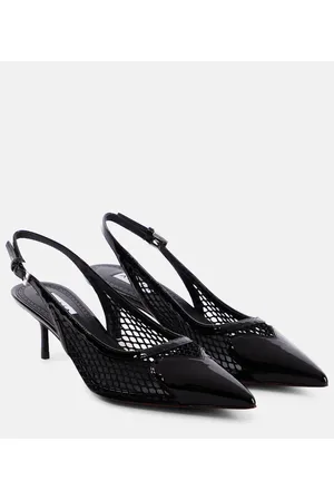 Alaïa AlaÃ¯a Patent leather slingback pumps