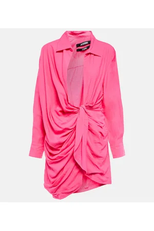 Jacquemus La Robe Bahia tie-detail minidress