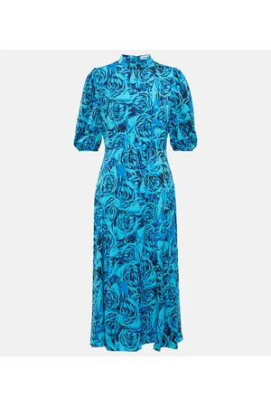 Diane von Furstenberg Nella crÃªpe midi dress