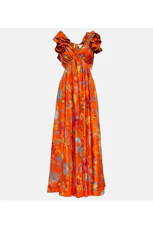 ZIMMERMANN Floral silk maxi dress
