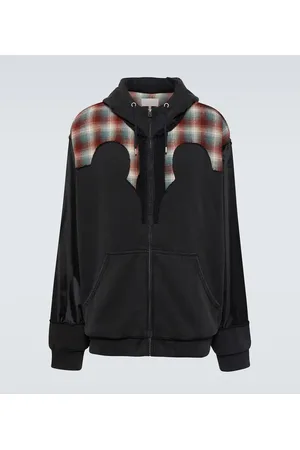 Maison Margiela X Pendleton checked cotton hoodie