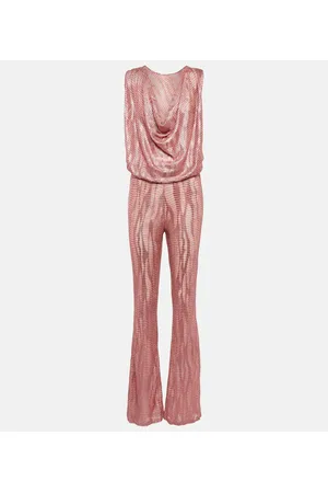 Missoni Jacquard cowl neck jumpsuit