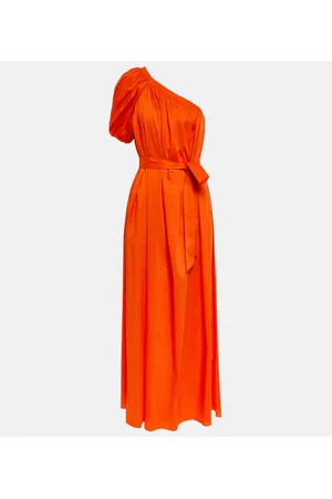 Diane von Furstenberg One-shoulder cotton-blend maxi dress