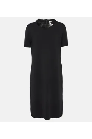 Tory Burch Sequined wool-blend midi dress