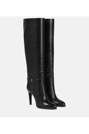 Saint Laurent Diane 105 leather knee-high boots