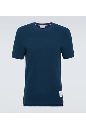 Thom Browne Striped cotton jersey T-shirt
