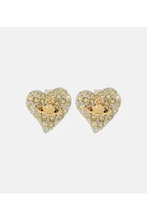 Vivienne Westwood Heart embellished earrings