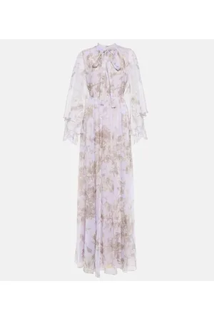 Erdem Chiara printed silk gown