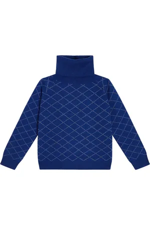 MORLEY Tupac checked wool turtleneck sweater