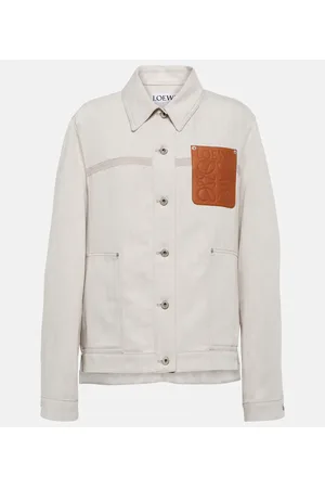 Loewe Anagram cotton and linen jacket