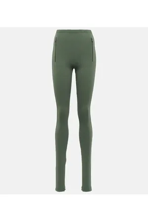 WARDROBE.NYC Side Split high-rise leggings
