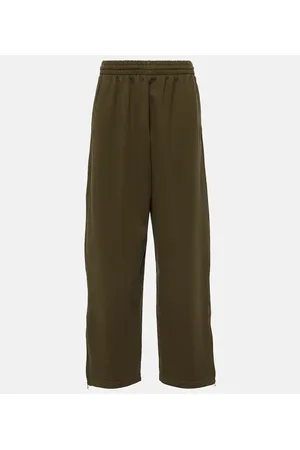 WARDROBE.NYC X Hailey Bieber cotton jersey track pants