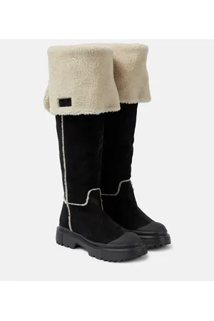 Hogan H619 suede knee-high boots