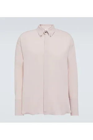 Ami Acetate and silk shirt