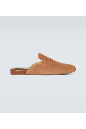 Christian Louboutin Navy Coolito Flat mules