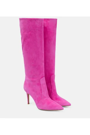 Gianvito Rossi Hansen 85 suede knee-high boots