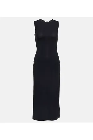Jil Sander Fitted jersey midi dress