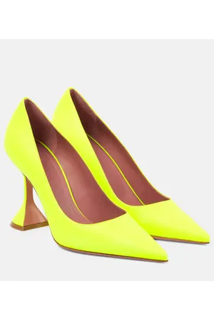 Amina Muaddi Ami leather pumps
