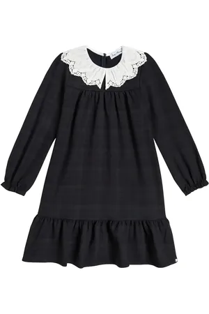 Tartine Et Chocolat Checked ruffle-trimmed dress