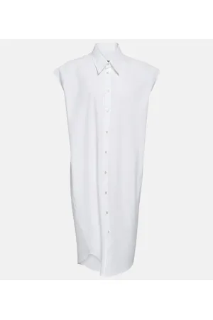 Maison Margiela Cotton poplin midi dress