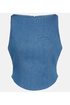 AYA MUSE Colia denim top