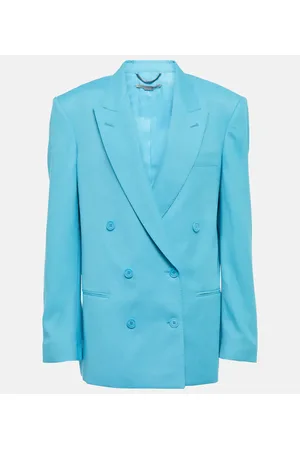 Stella McCartney Double-breasted twill blazer