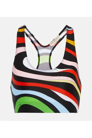 Puccini Printed cropped tank top