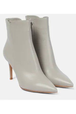 Gianvito Rossi Levy 85 leather ankle boots