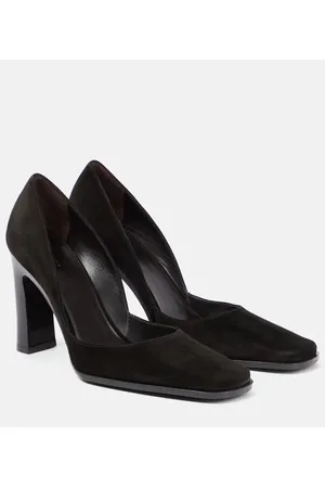 The Row Mae suede pumps