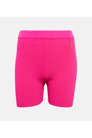 Jacquemus Le Short Pralu knitted biker shorts