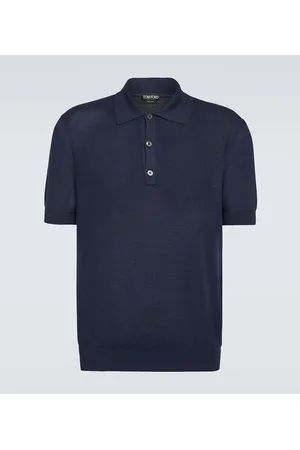 Tom Ford Silk-blend polo shirt
