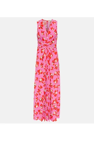 Diane von Furstenberg Ace printed halterneck maxi dress