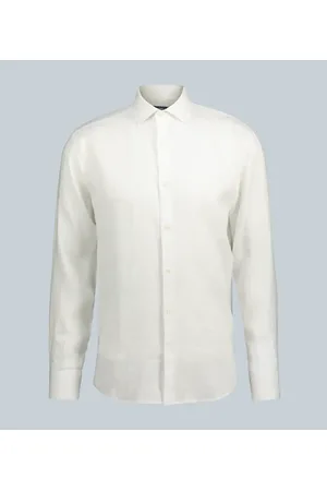 Frescobol Carioca Antonio long-sleeved linen shirt