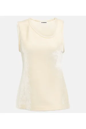 Jil Sander Velvet tank top