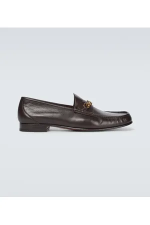 Tom Ford Leather York Chain loafers