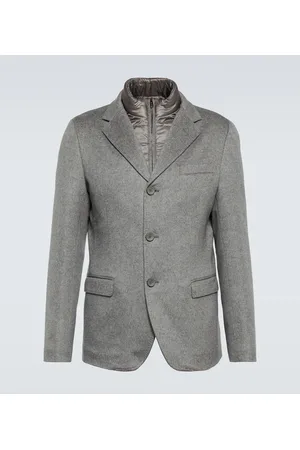 HERNO Layered cashmere blazer