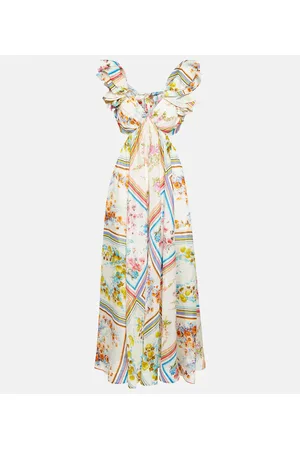 ZIMMERMANN Halcyon floral silk maxi dress