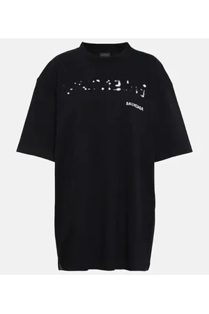 Balenciaga Cotton-blend jersey T-shirt