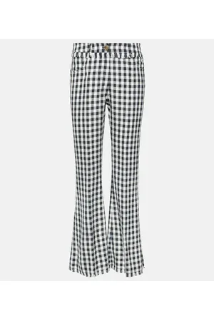 Etro Gingham flared pants