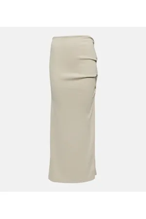 CHRISTOPHER ESBER Open Twist ribbed-knit maxi skirt