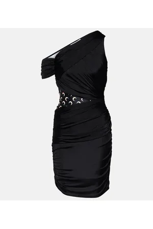 Marine Serre Ruched jersey minidress