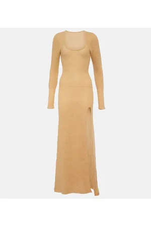 Jacquemus La Robe Dao mohair-blend maxi dress