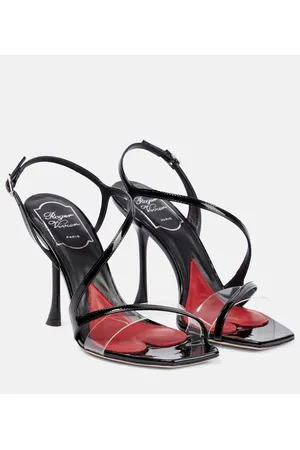Roger Vivier I Love Vivier PVC and patent leather sandals